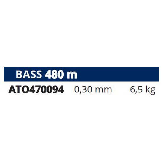 Купить Tortue ATO470094 Bass Мононить 480 M Голубой  Blue 0.300 mm  7ft.ru в интернет магазине Семь Футов