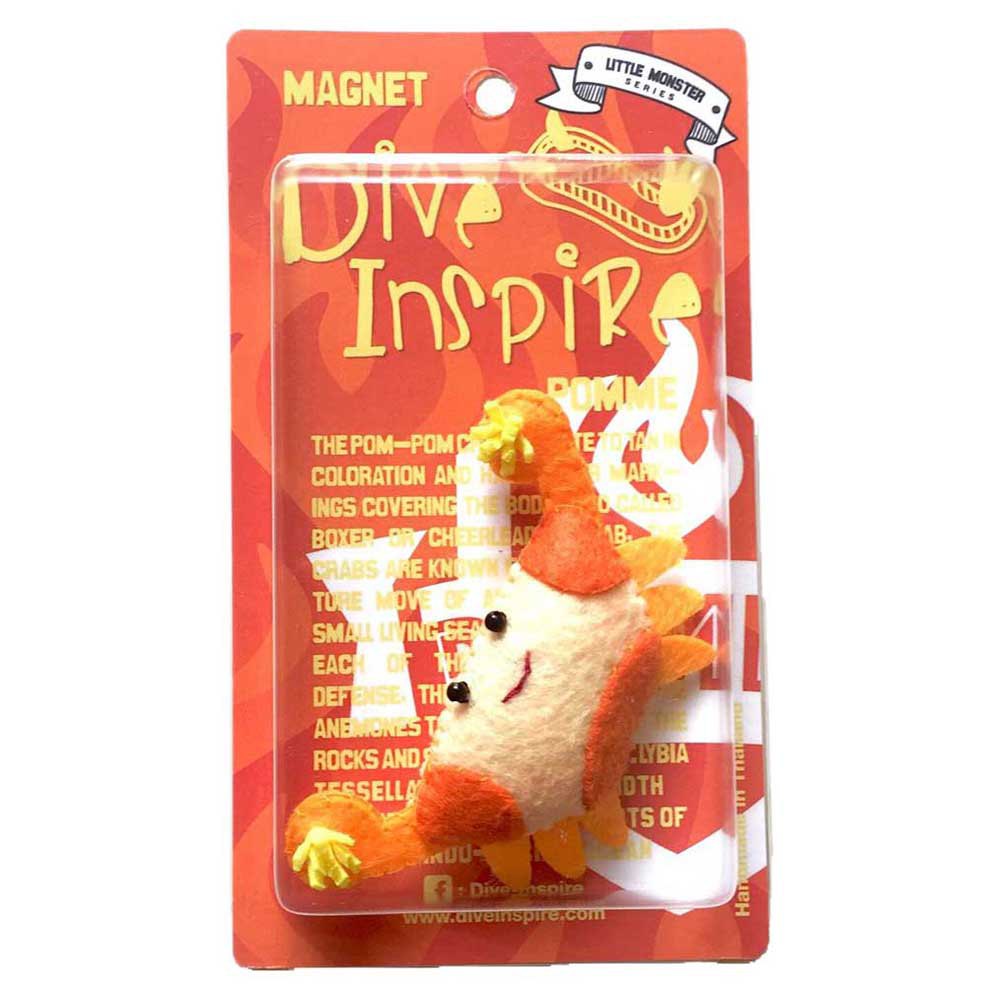 Купить Dive inspire MN-020 Pomme Pom Pom Крабовый магнит Оранжевый Orange / Yellow 7ft.ru в интернет магазине Семь Футов