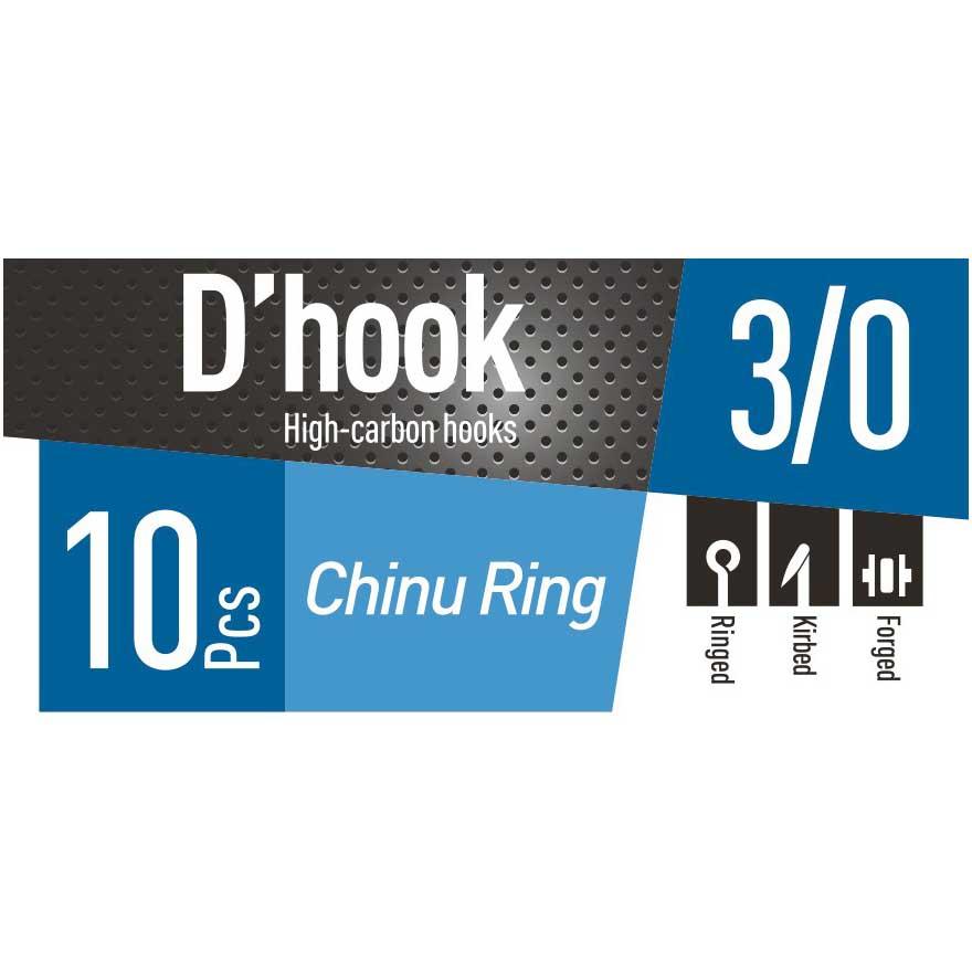 Купить Daiwa DHCHR4 D Chinu Ring Крюк Черный  Black 4  7ft.ru в интернет магазине Семь Футов