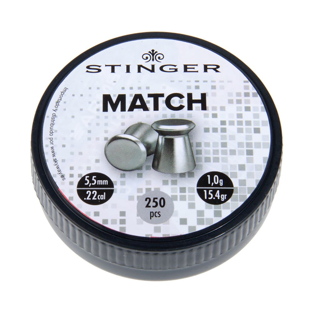 Купить Stinger STP00355 Match 250 единицы измерения Серебристый Silver 5.5 mm  7ft.ru в интернет магазине Семь Футов