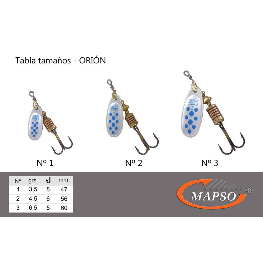 Купить Mapso POR3PR Orion 60 Mm 6.5g Orion 60 Mm 6.5g 5 единицы измерения Золотистый PR 7ft.ru в интернет магазине Семь Футов