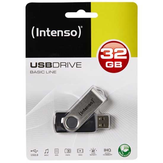 Купить Intenso 3503480 Basic Line 32GB USB-накопитель Черный Black 32 GB  7ft.ru в интернет магазине Семь Футов