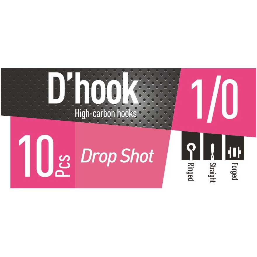 Купить Daiwa DHDRSH2 D Drop Shot Крюк Черный  Black 2  7ft.ru в интернет магазине Семь Футов