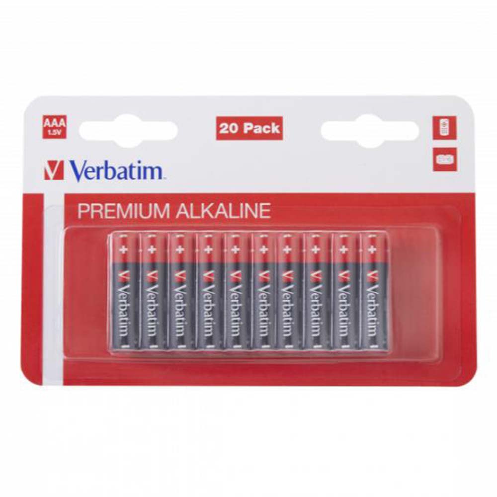 Купить Verbatim 49877 AA Щелочная батарея 20 Единицы Черный Blue / Red 7ft.ru в интернет магазине Семь Футов