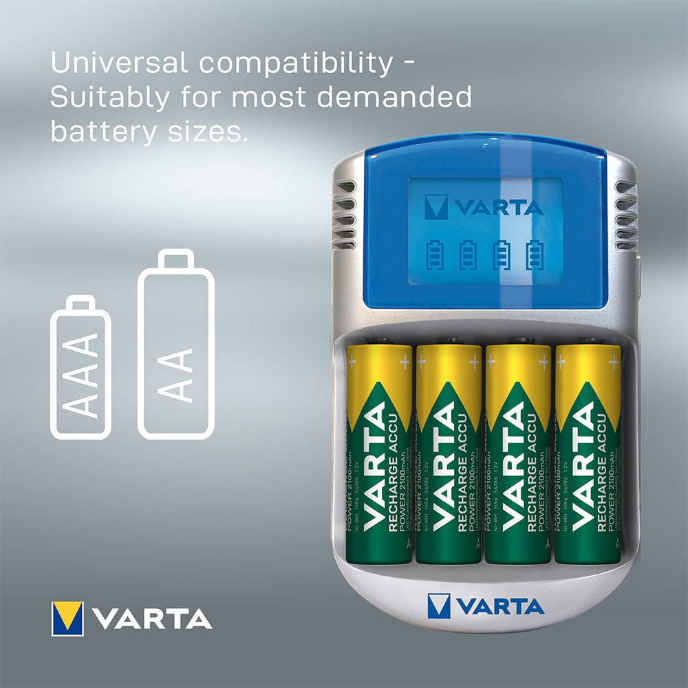 Купить Varta 38643 ЖК-зарядное устройство 12V USB+4 2600mAh Mignon AA Серебристый Black 7ft.ru в интернет магазине Семь Футов