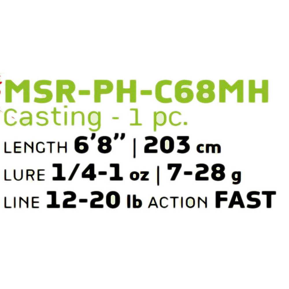 Купить Molix MSR-PH-C70H Skirmjan R. Predator Удочка Для Мультипликатора Голубой Blue 2.13 m  7ft.ru в интернет магазине Семь Футов