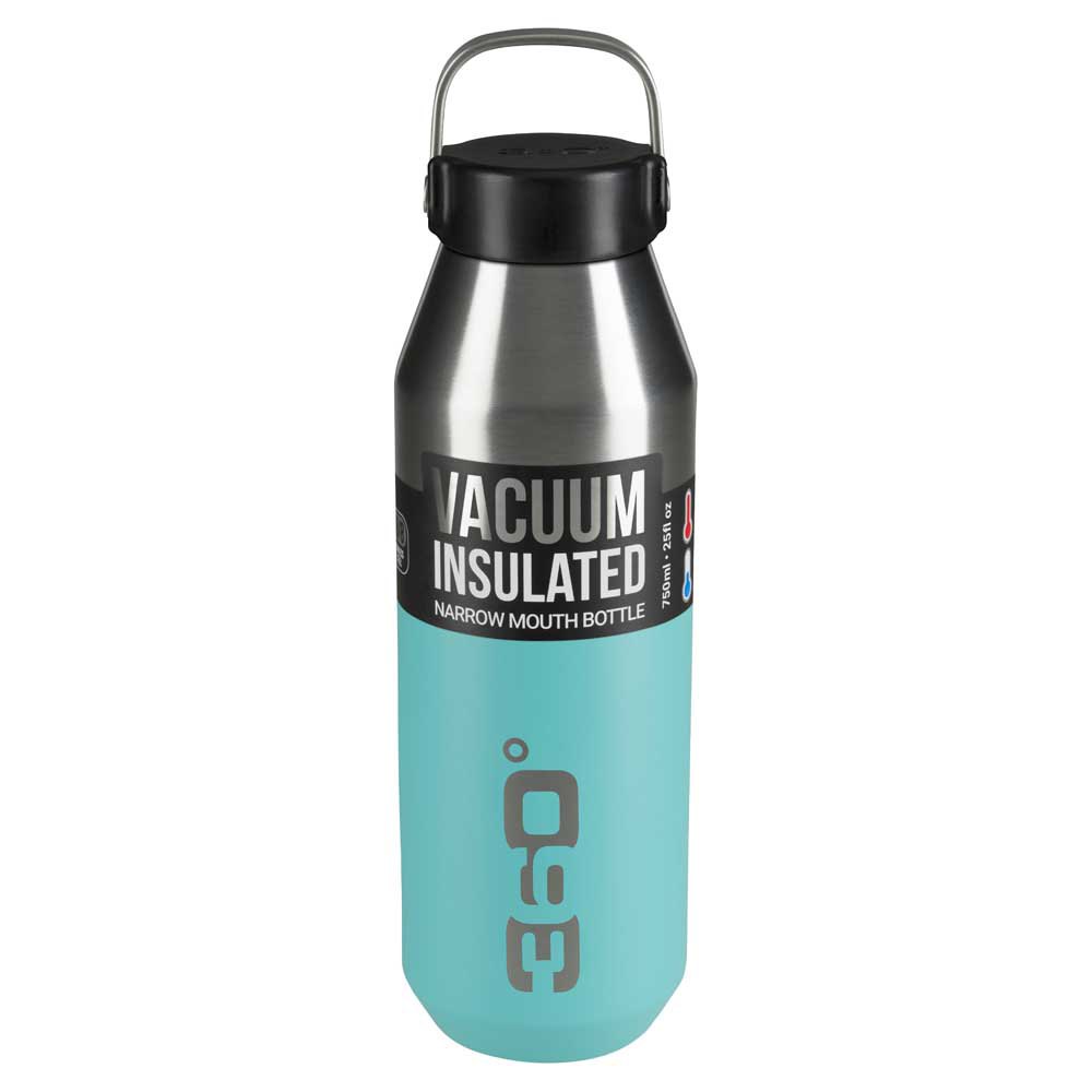 Купить 360 degrees 360BOTNRW750TQ Insulated Узкий рот 750ml Зеленый Turquoise 7ft.ru в интернет магазине Семь Футов