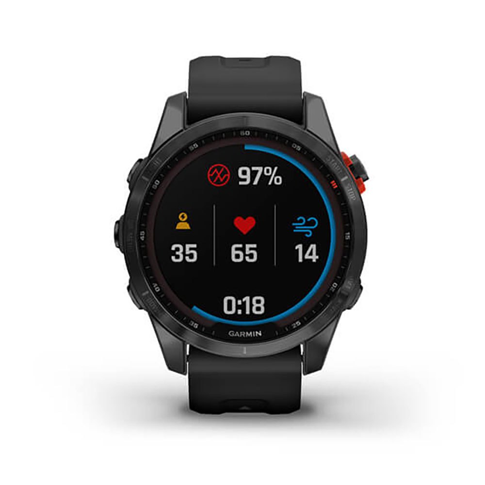 Купить Garmin 010-02539-13 Fenix 7S Solar Часы Черный  Slate Grey / Black 7ft.ru в интернет магазине Семь Футов