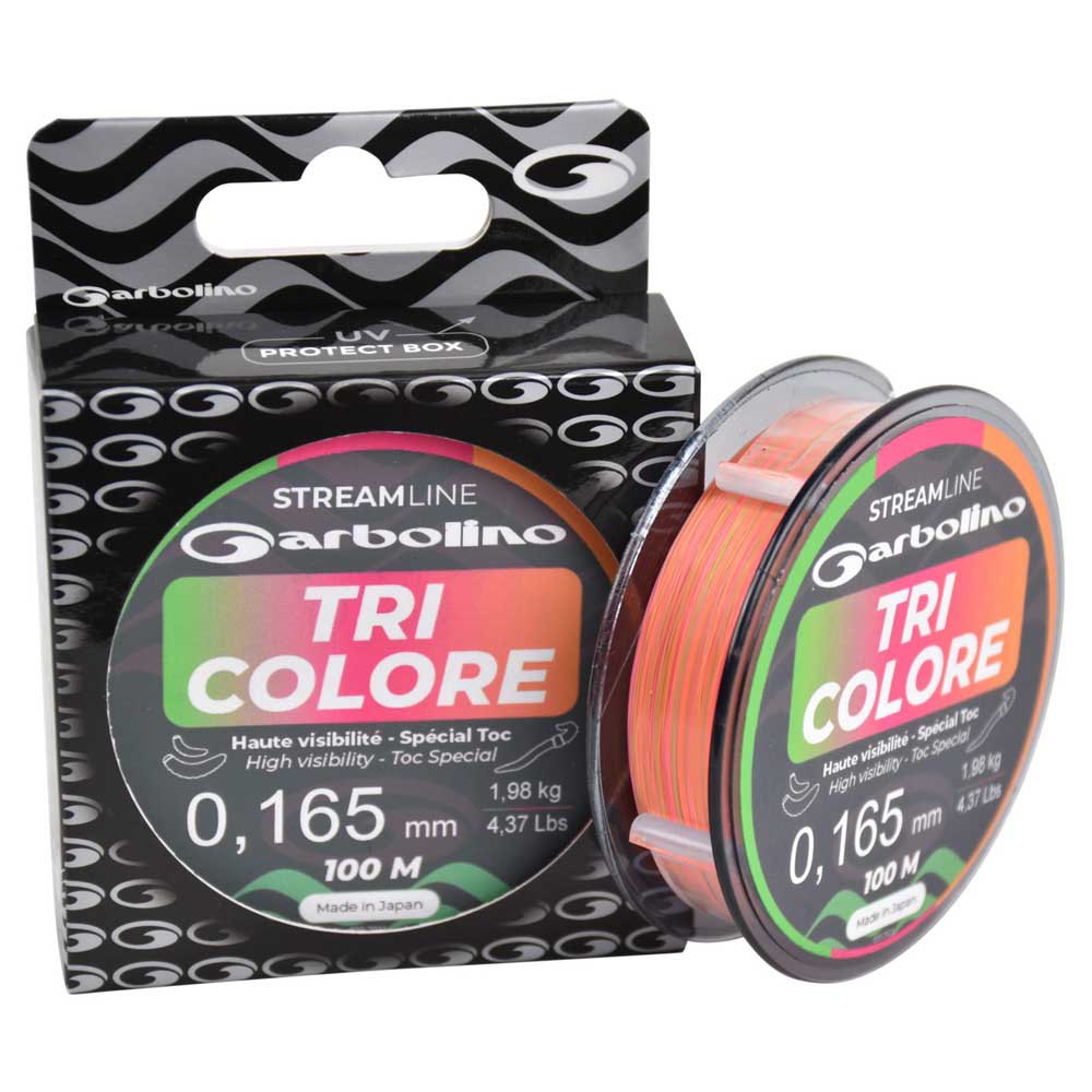 Купить Garbolino GOTAK0207-16VRO Streeamline Toc Мононить 100 m Оранжевый Green / Pink / Orange 0.165 mm  7ft.ru в интернет магазине Семь Футов
