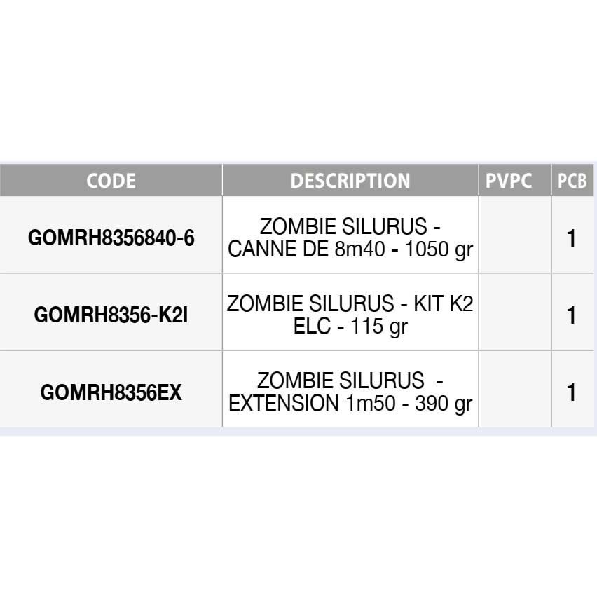 Купить Garbolino GOMRH8356840-6 Zombie Silurus Удочка Переворота Серебристый 8.40 m  7ft.ru в интернет магазине Семь Футов