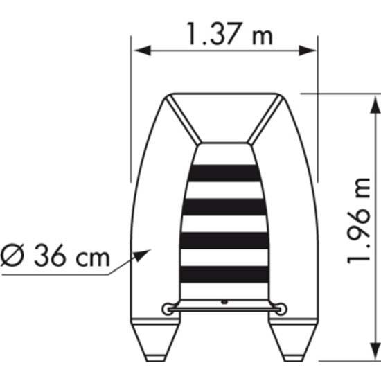 Купить Plastimo 61162 Raid II P200SH Надувная лодка Голубой Navy Blue 1 Place  7ft.ru в интернет магазине Семь Футов