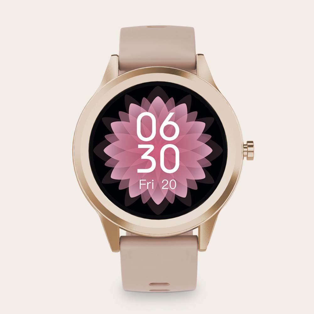 Купить KSIX BXSW12GLD Globe Умные часы Золотистый  Pink 7ft.ru в интернет магазине Семь Футов