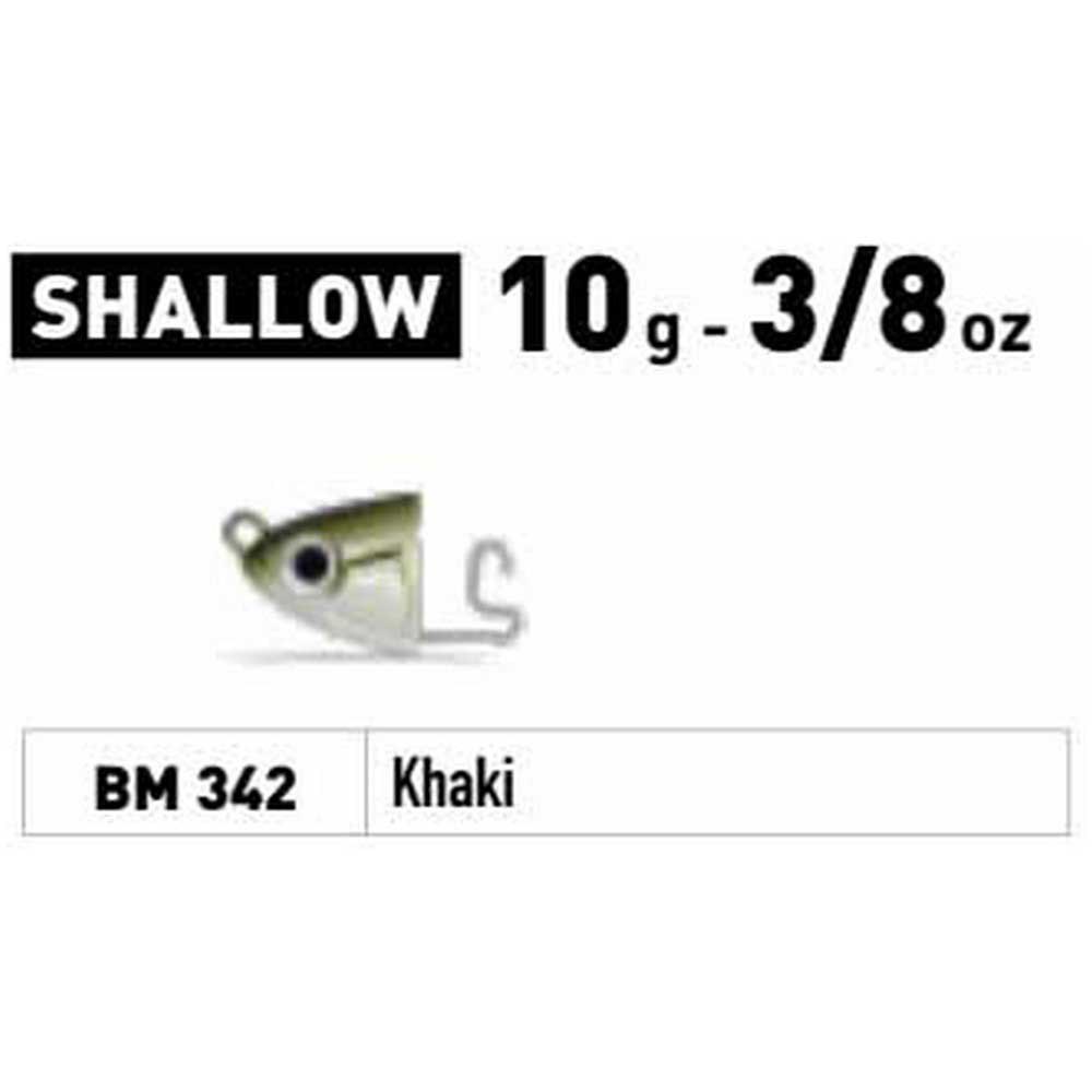 Купить Fiiish BM342 Black Minnow Shallow Джиг-голова 2 единицы измерения Золотистый Kahki 10 g  7ft.ru в интернет магазине Семь Футов