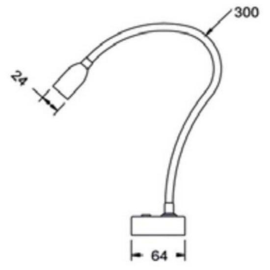 Купить Talamex 13465100 Chart Light LED 12´´ Stalk Черный  Black 7ft.ru в интернет магазине Семь Футов