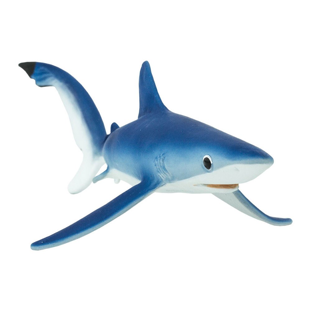 Купить Safari ltd S211802 Blue Shark Фигура Голубой  Blue / White From 3 Years  7ft.ru в интернет магазине Семь Футов