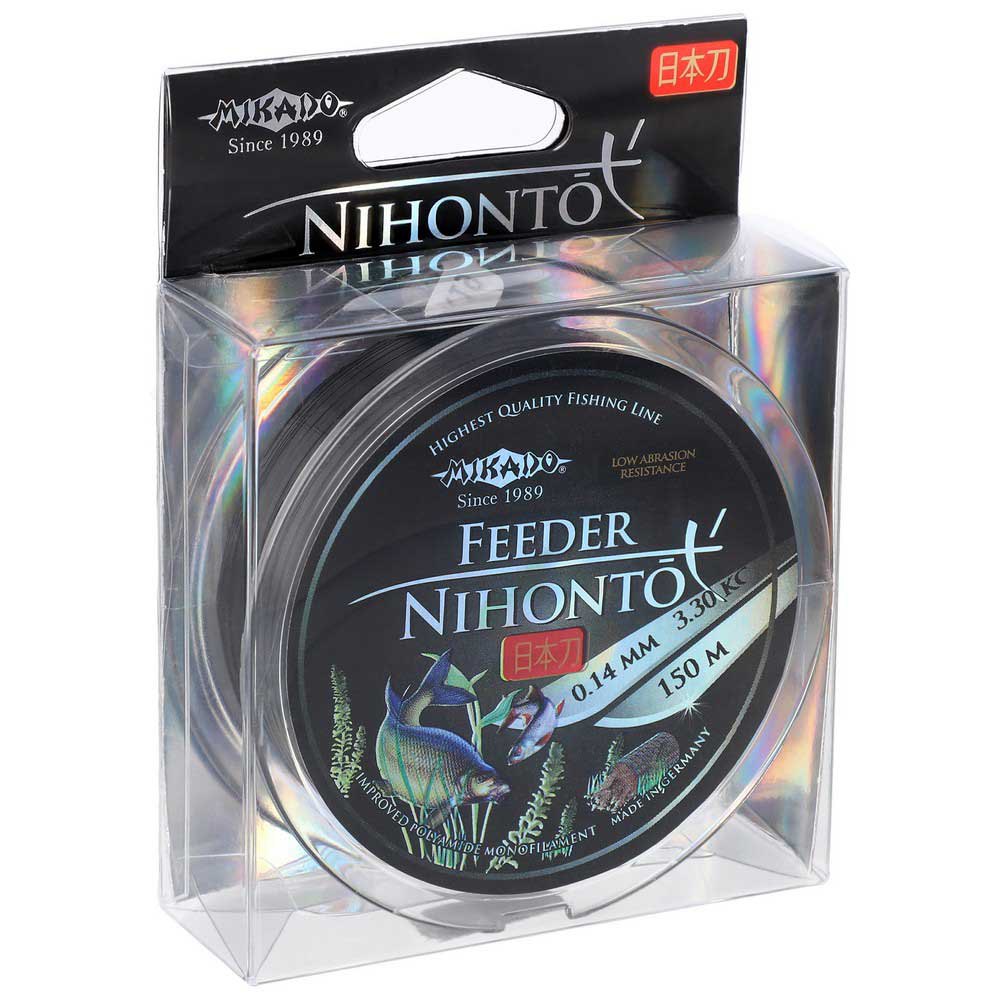 Купить Mikado ZNF-026 Nihonto Feeder Мононить 150 м Черный Black 0.260 mm  7ft.ru в интернет магазине Семь Футов