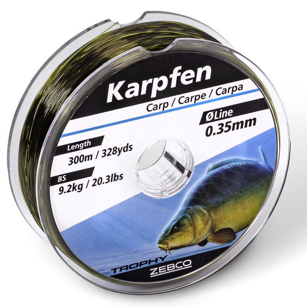 Купить Zebco 2001035 Trophy Carp Карповая Ловля 300 м Коричневый Dark Camo 0.350 mm  7ft.ru в интернет магазине Семь Футов