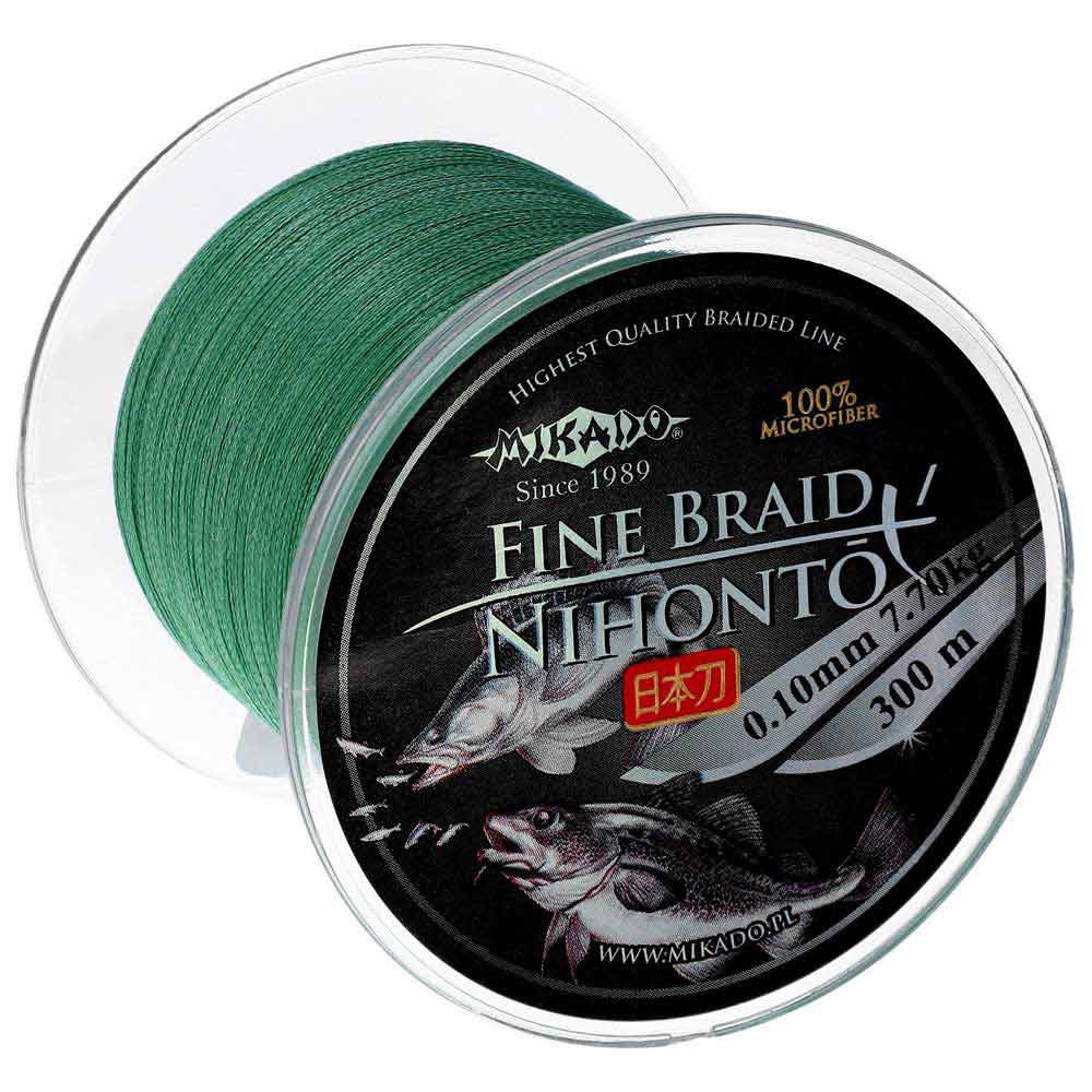 Купить Mikado Z20G-025 Nihonto Fine Плетеная леска 300 м Зеленый Green 0.250 mm  7ft.ru в интернет магазине Семь Футов