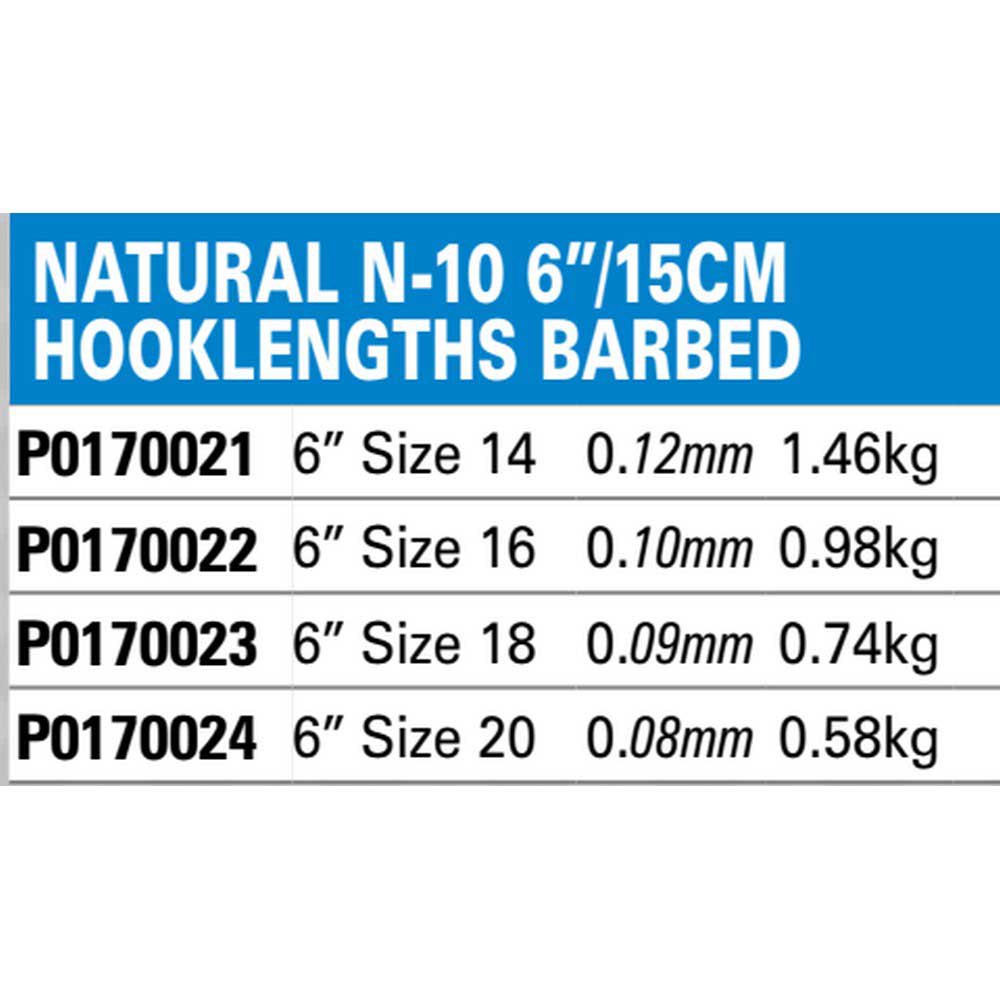 Купить Preston innovations P0170024 Natural N-10 Barbed Лидер 15 см Многоцветный Black Nickel 20  7ft.ru в интернет магазине Семь Футов