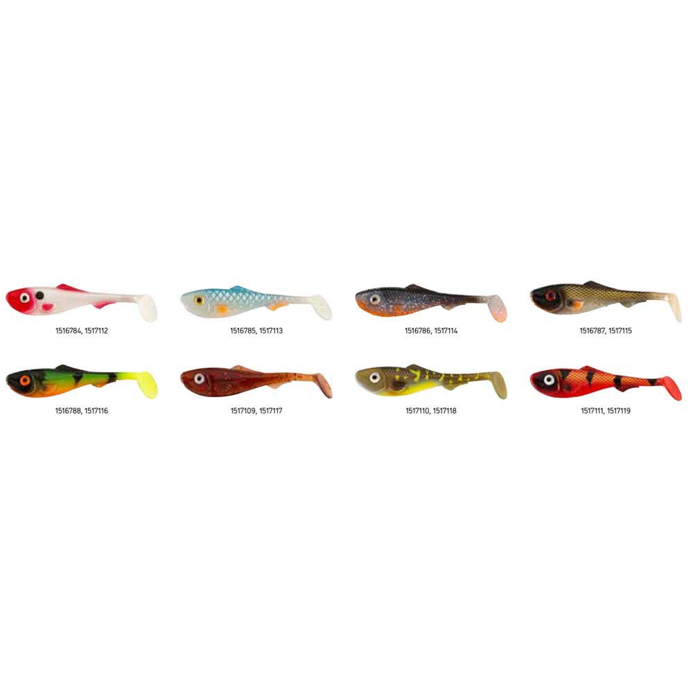 Купить Abu garcia 1517111 Beast Perch Shad 80 mm 5g Красный  Red Tiger 7ft.ru в интернет магазине Семь Футов