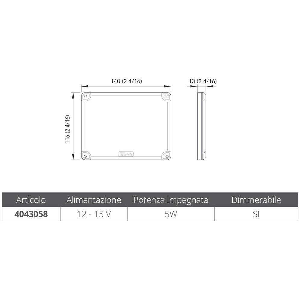 Купить Quick italy 4043058 Action 5W Потолок 63 Вел Свет Серебристый White 314 Lumens  7ft.ru в интернет магазине Семь Футов