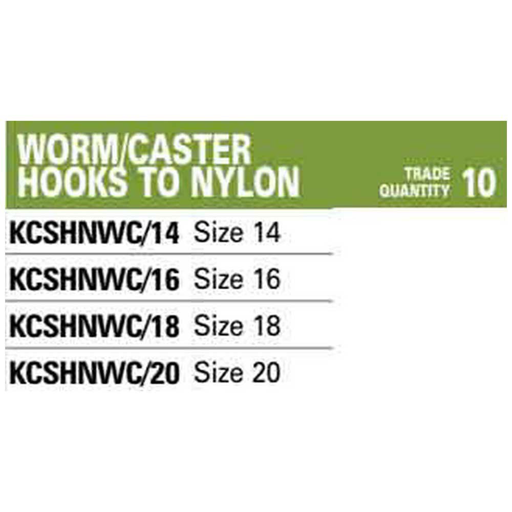 Купить Korum KCSHNWC/18 Worm Caster Связанные Крючки Черный Black Nickel 18  7ft.ru в интернет магазине Семь Футов