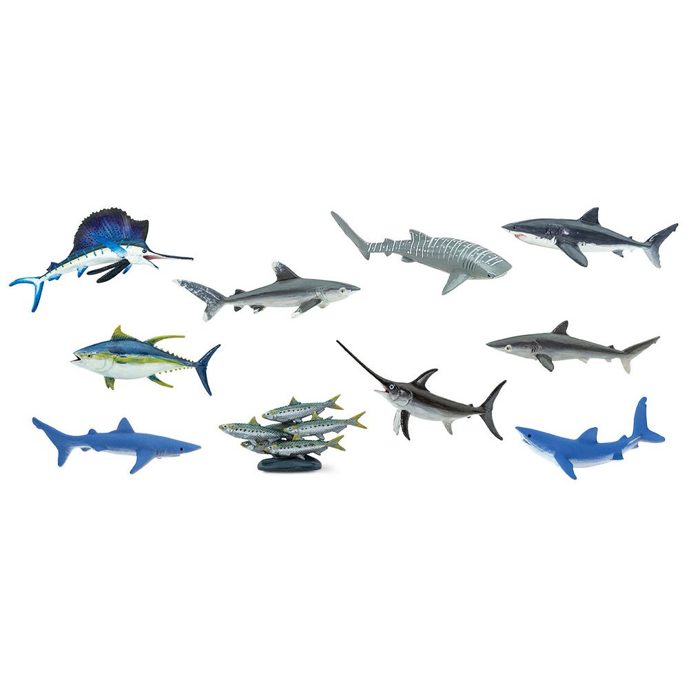 Купить Safari ltd S100265 Pelagic Fish Toob Фигура Многоцветный Multicolor From 3 Years  7ft.ru в интернет магазине Семь Футов