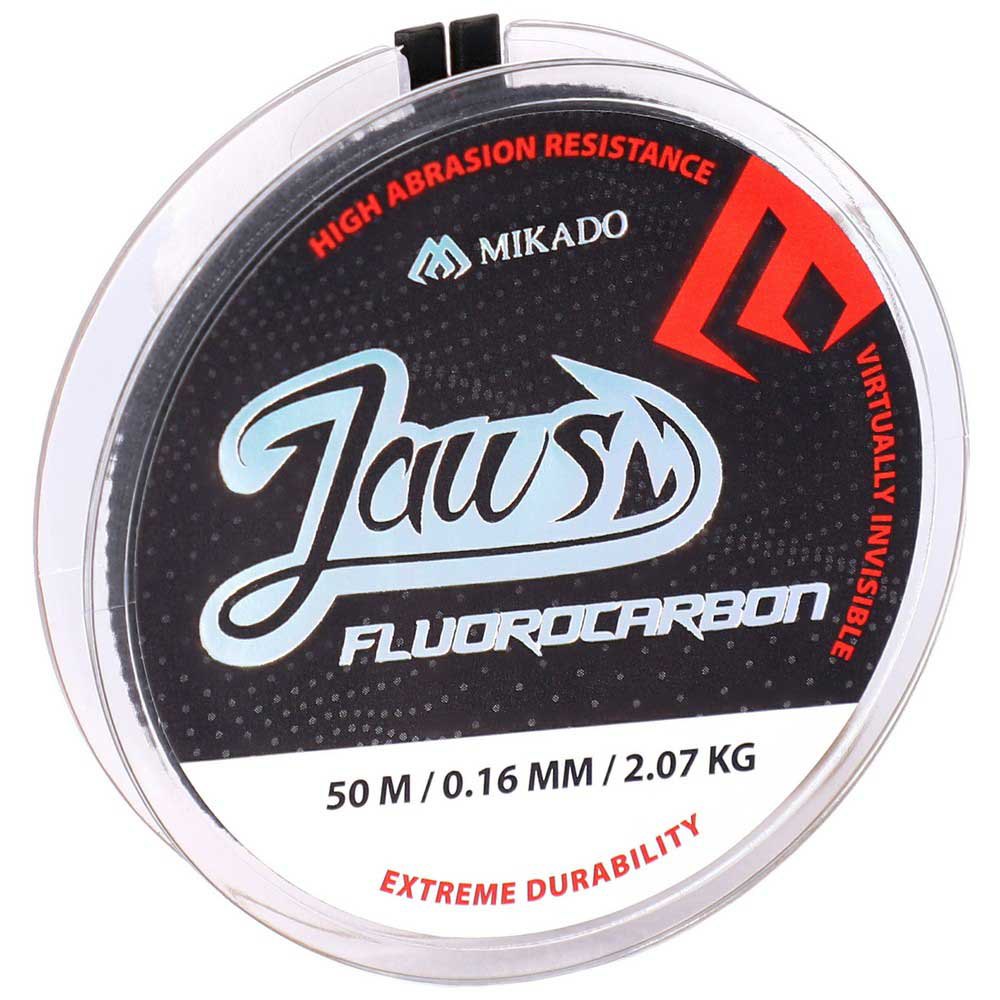 Купить Mikado ZFLJ01-010-50 Jaws Фторуглерод 50 м Бесцветный Transparent 0.100 mm  7ft.ru в интернет магазине Семь Футов