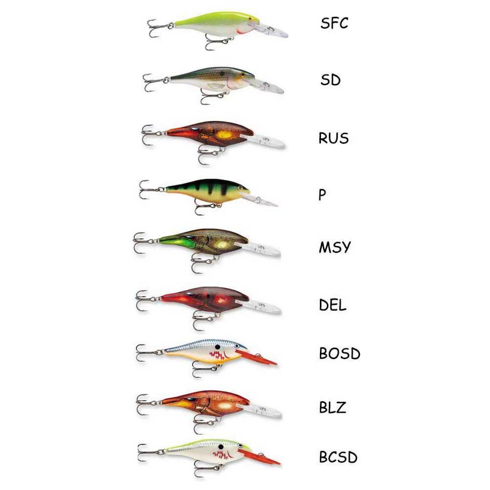 Купить Rapala 14RASR07FT Shad Rap Floating 70 Mm 8g Многоцветный FT 7ft.ru в интернет магазине Семь Футов