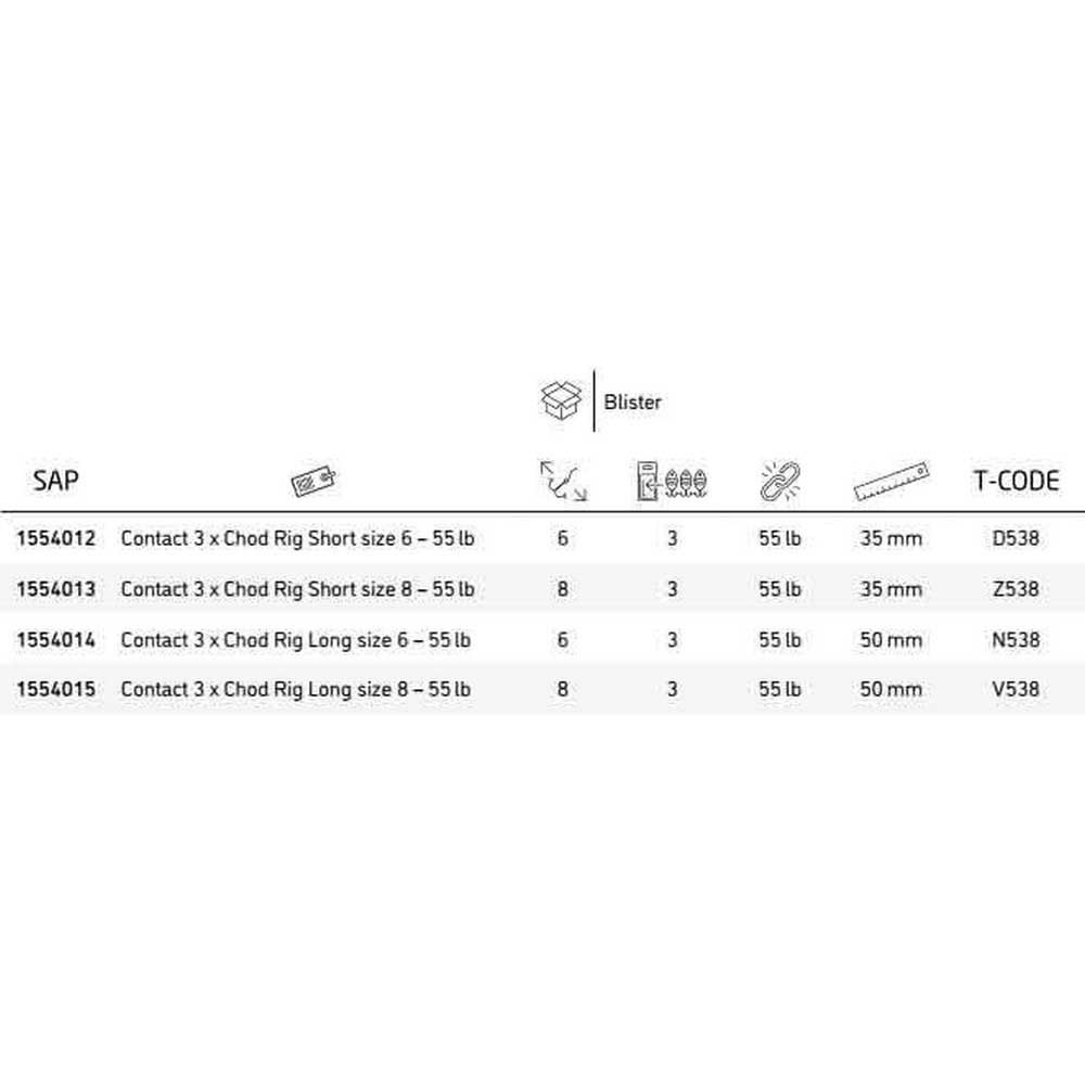 Купить JRC 1554014 Contact Chod L Лидер Серебристый  6  7ft.ru в интернет магазине Семь Футов