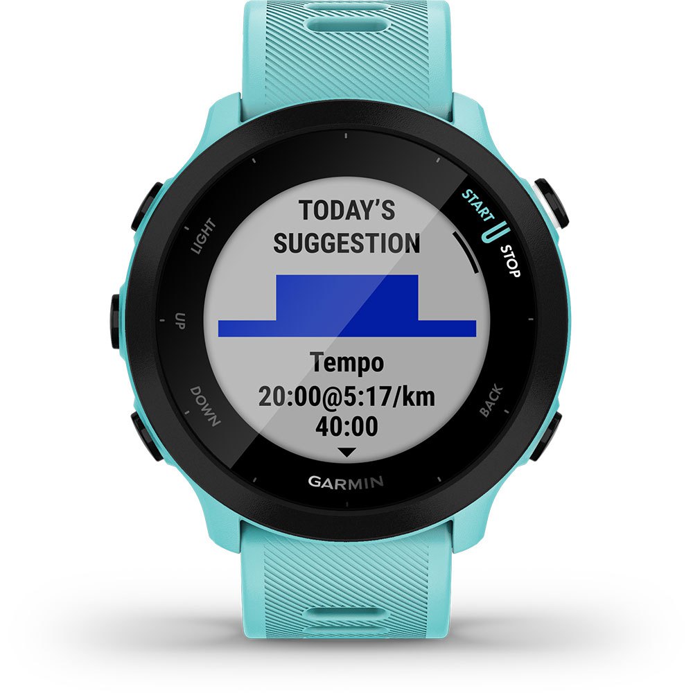 Купить Garmin 010-02562-12 Forerunner 55 Часы Голубой  Aqua 7ft.ru в интернет магазине Семь Футов