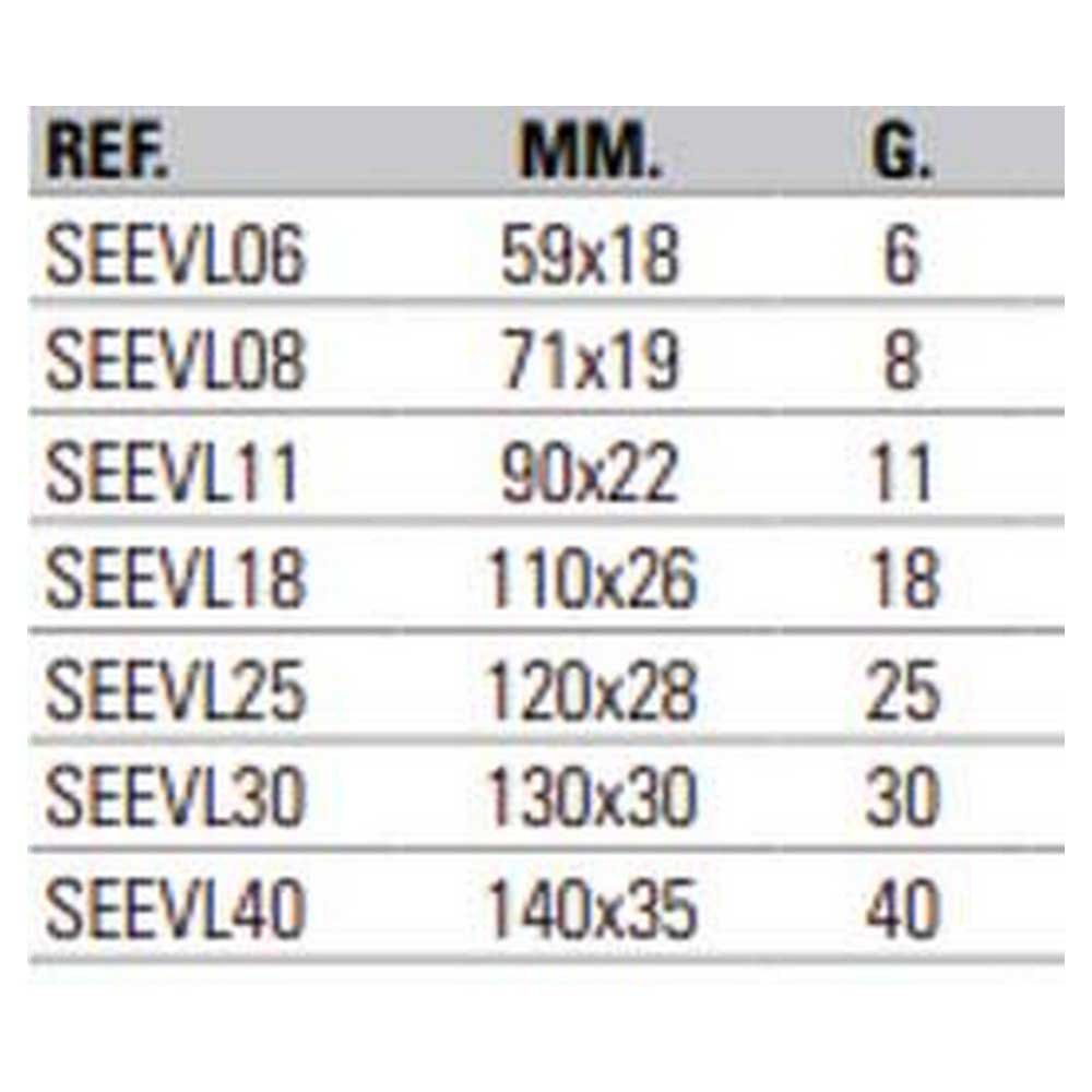 Купить Evia SEEVL06 Eva Long плавать Многоцветный  White / Red 6 g  7ft.ru в интернет магазине Семь Футов