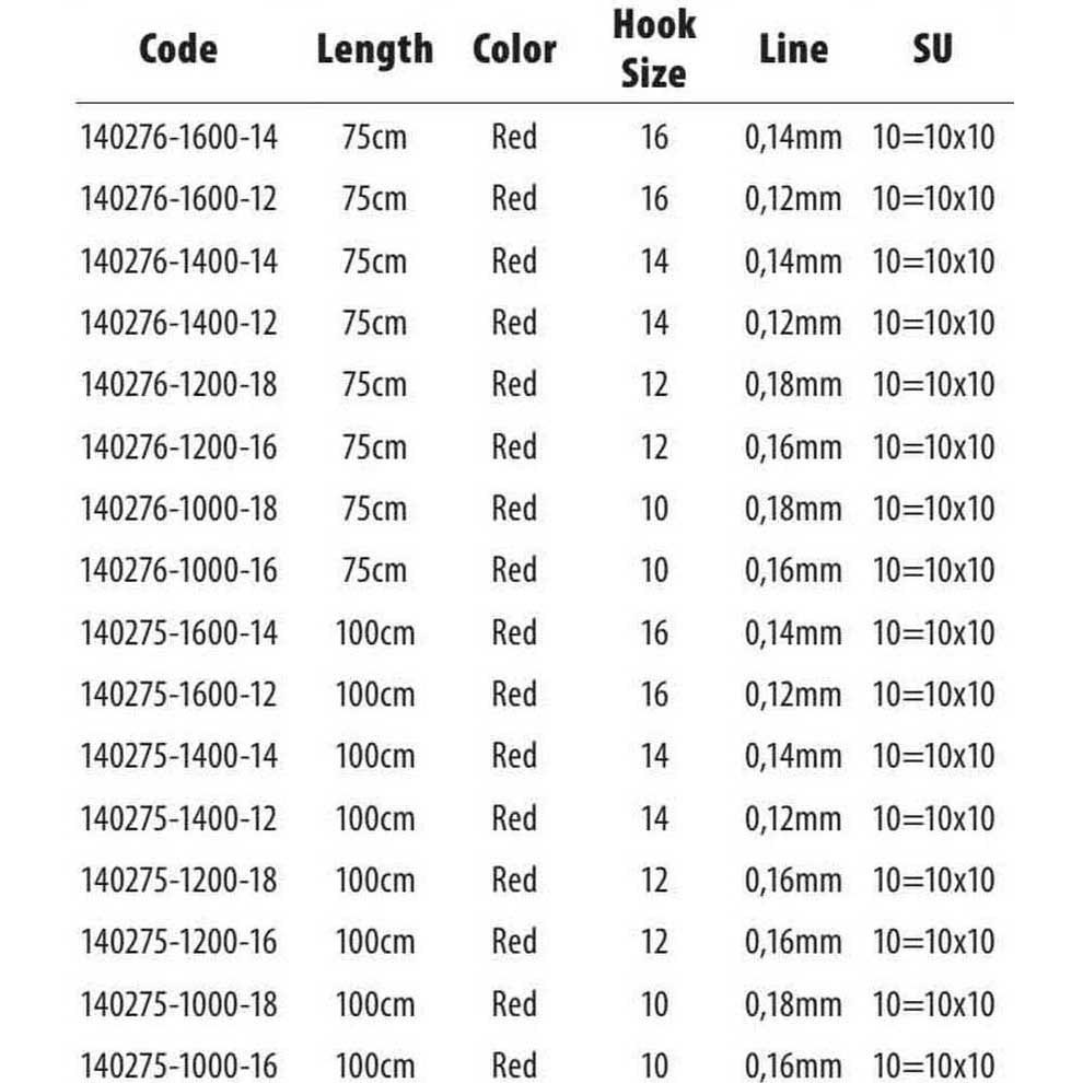 Купить Gamakatsu 140275-01000-00018-00 Booklet Br.Feeder 2210R Палатка Крюк 0.180 мм 100 см Красный Red 10  7ft.ru в интернет магазине Семь Футов