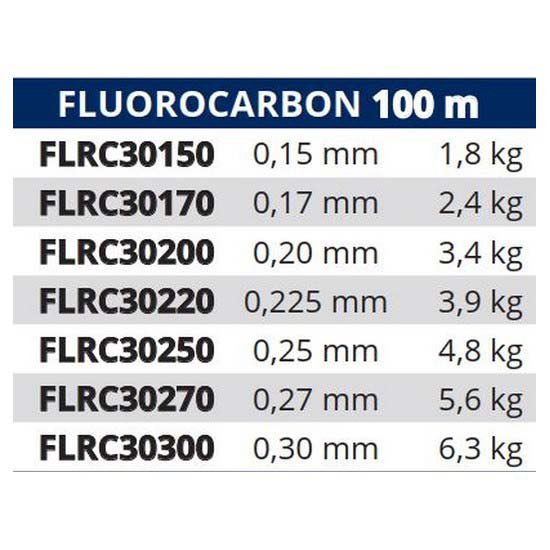 Купить Tortue FLRC30150 Фторуглерод 100 M Бесцветный Clear 0.150 mm  7ft.ru в интернет магазине Семь Футов