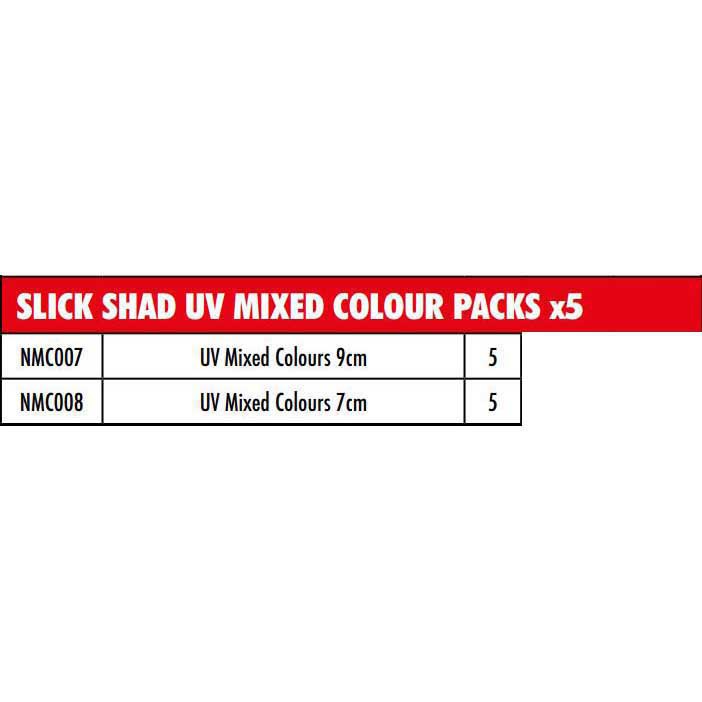 Купить Fox rage NMC007 Slick Shad 90 Mm Многоцветный  UV Multicolor 7ft.ru в интернет магазине Семь Футов