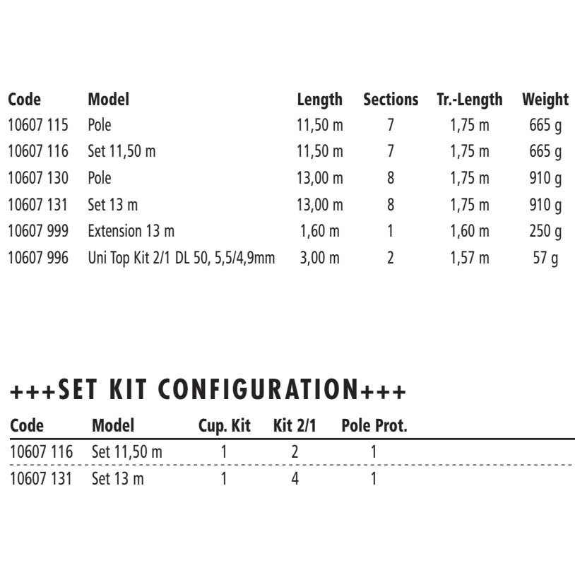 Купить Browning 10607115 2eX-S Competition Carp DL Полюс комплект Серебристый Multicolor 11.50 m  7ft.ru в интернет магазине Семь Футов