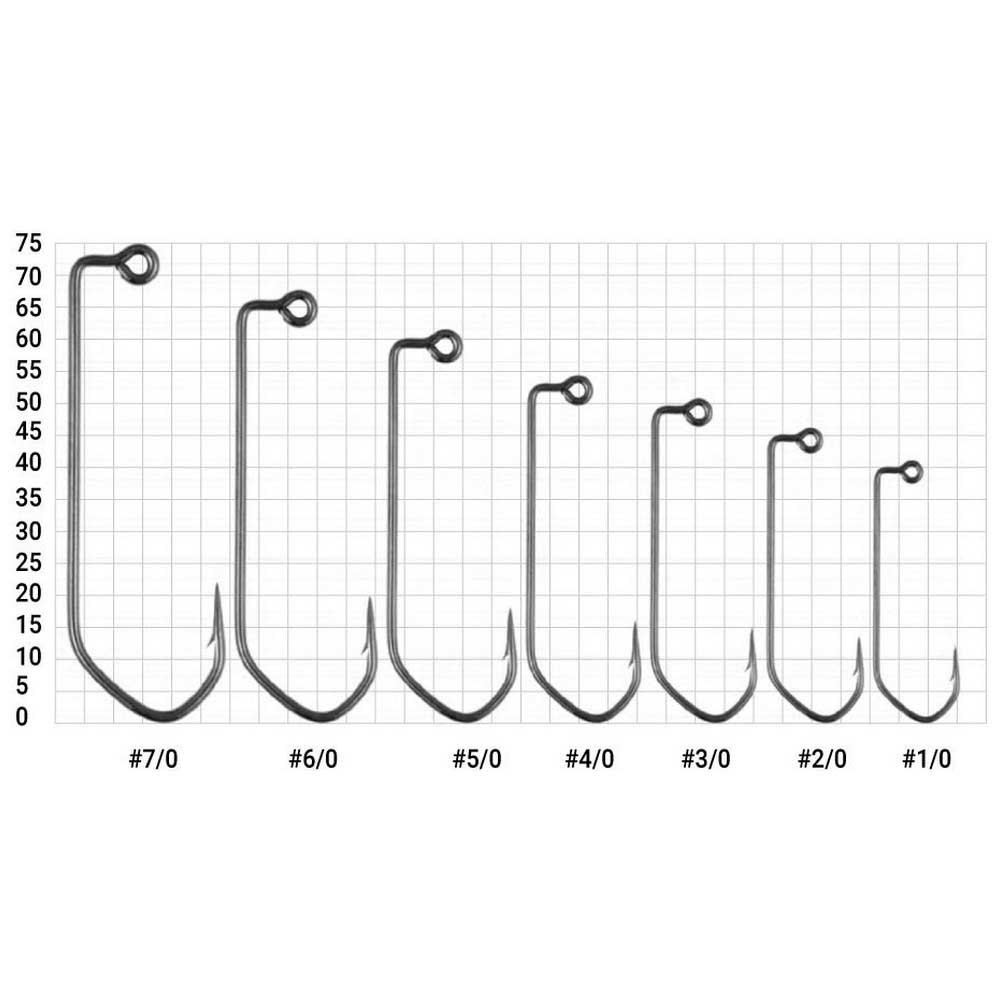 Купить Sea monsters SMTJ90700 Triangle Jig 90 Техасский Крюк Черный Black 7/0  7ft.ru в интернет магазине Семь Футов