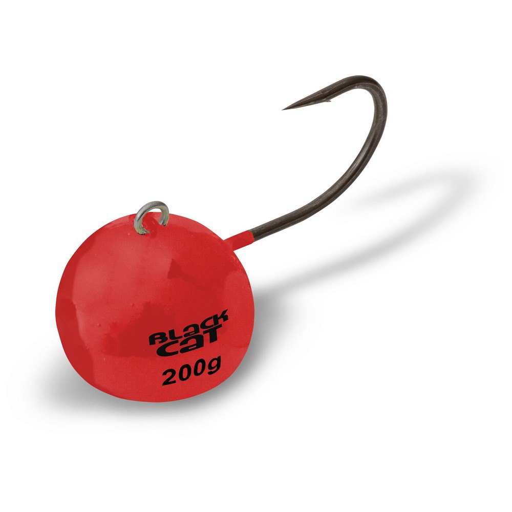 Купить Black cat 3119202 Fire Ball Джиг-голова 200 г Красный Red 200 g  7ft.ru в интернет магазине Семь Футов