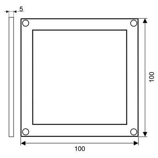 Купить Talamex 13459107 LED Surface Square Серый  Grey 140 Lumens  7ft.ru в интернет магазине Семь Футов