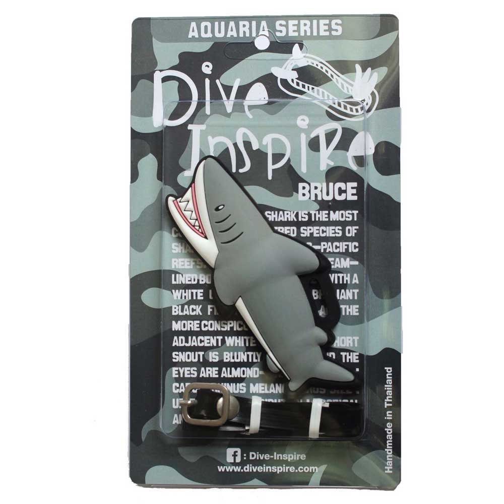 Купить Dive inspire BT-014 Bruce Брелок для ключей с рифовой акулой Black Tip Серый Grey / White 7ft.ru в интернет магазине Семь Футов