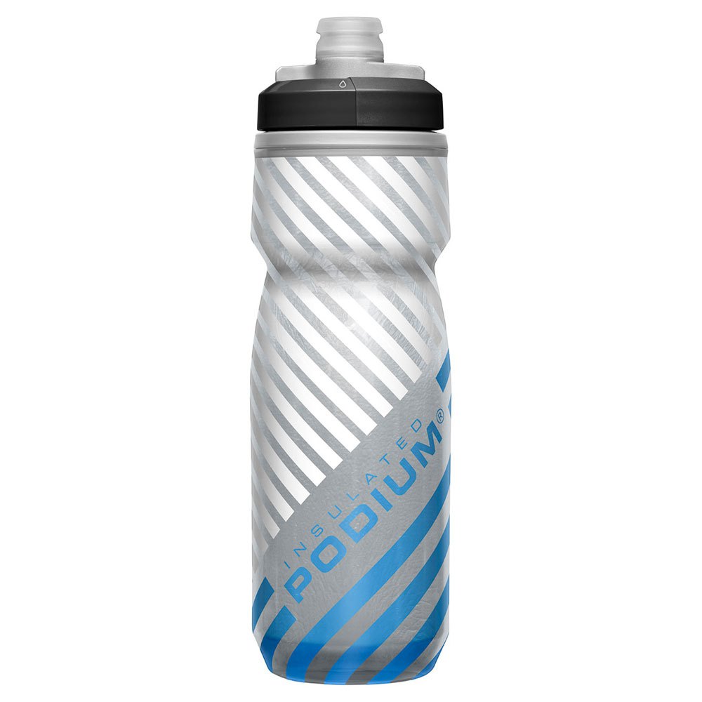 Купить Camelbak 1874.406062 Podium Chill 600ml Бутылка для воды Белая Grey Blue Stripe 7ft.ru в интернет магазине Семь Футов