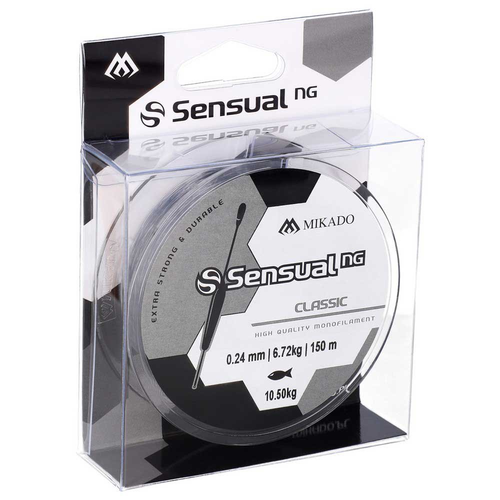 Купить Mikado ZSN500-150-026 Sensual NG Classic Мононить 150 м Серый Transparent 0.260 mm  7ft.ru в интернет магазине Семь Футов