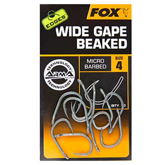 Купить Fox international CHK183 Edges Wide Gape Baked Крюк Коричневый Silver 4 | Семь футов в интернет магазине Семь Футов
