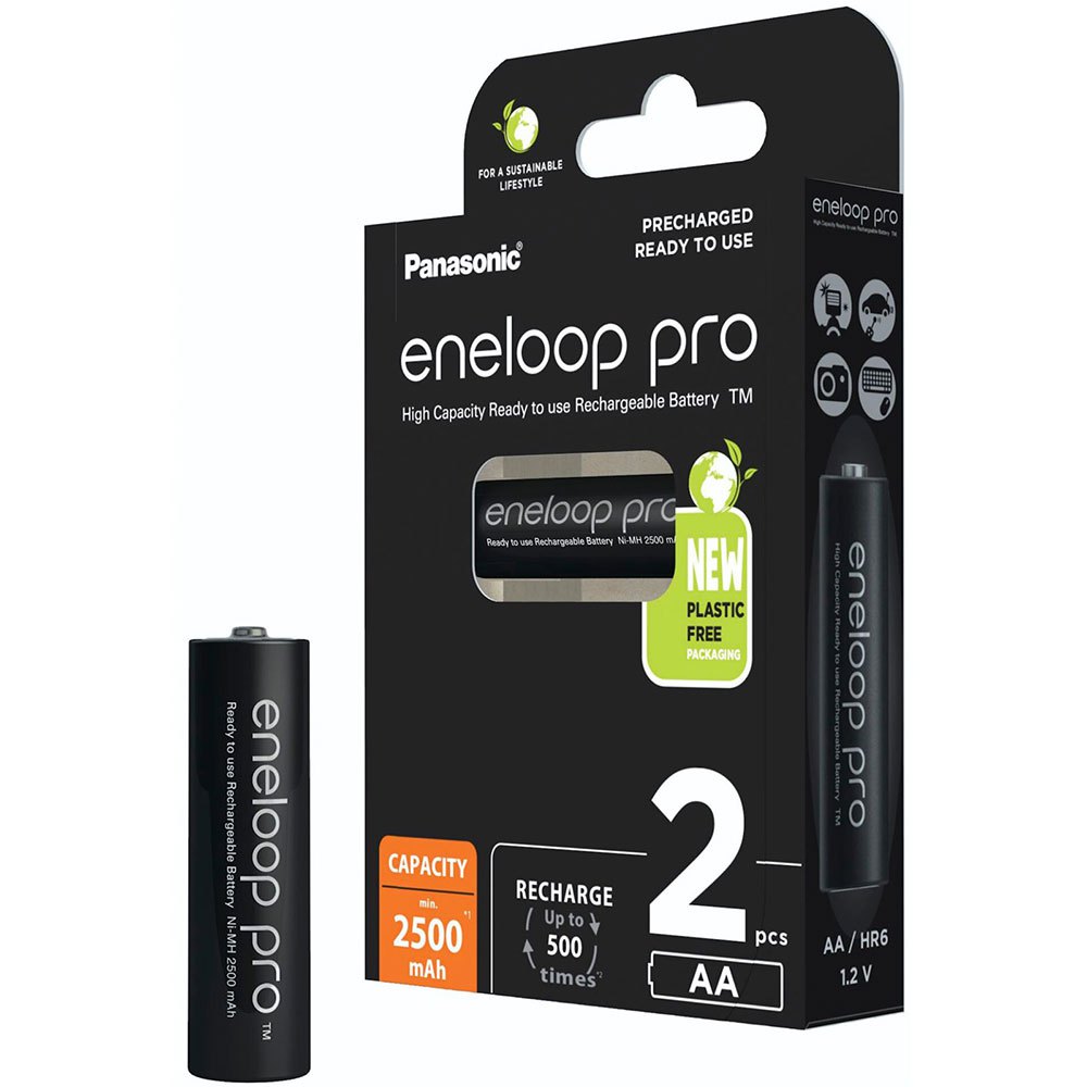 Купить Eneloop BK-3HCDE/2BE Аккумуляторная батарея 2500mAh 2 единицы измерения Серебристый Silver 7ft.ru в интернет магазине Семь Футов