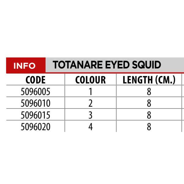 Купить Lineaeffe 5096020 Totanare Eyed Squid Джиг 80 Mm Многоцветный 4 7ft.ru в интернет магазине Семь Футов