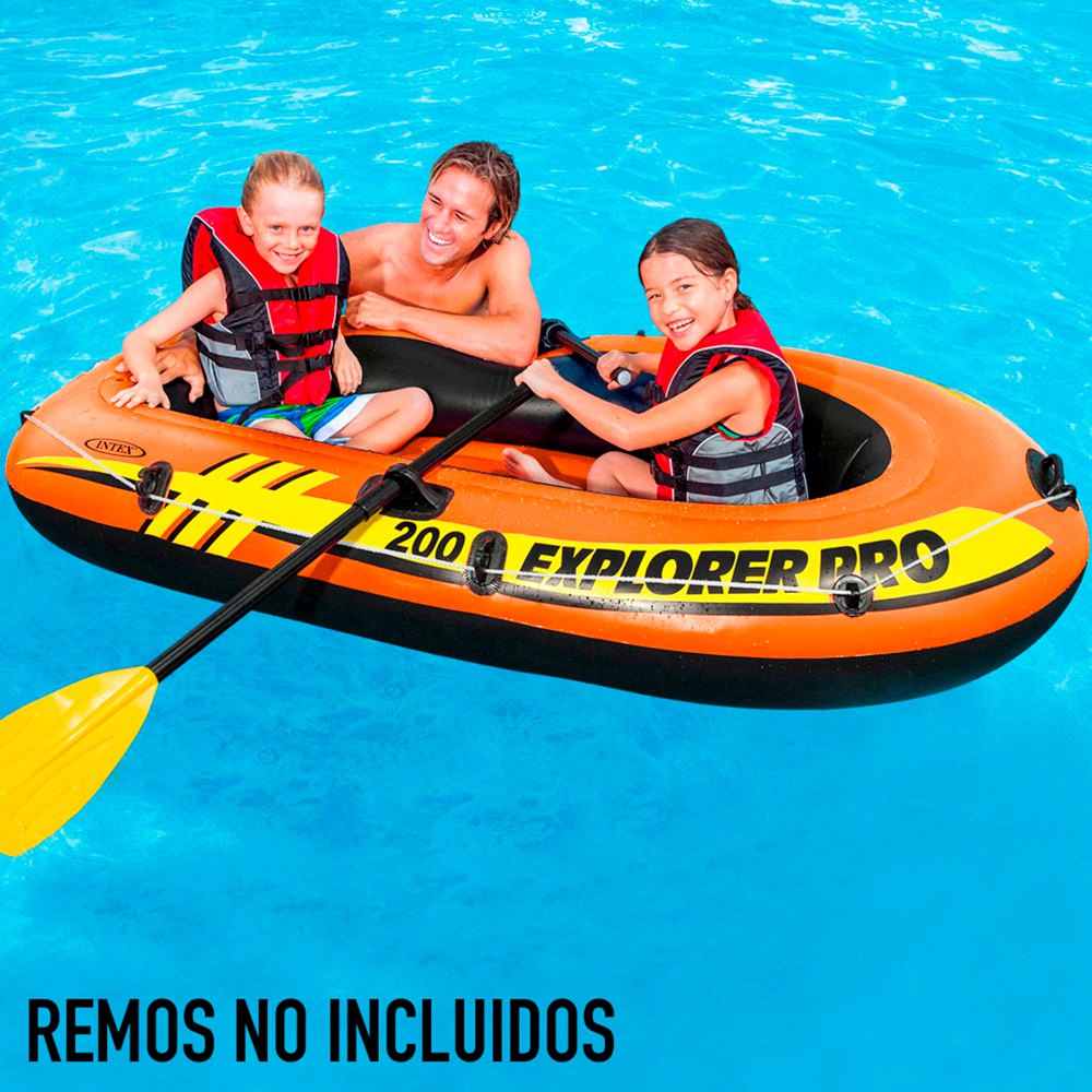 Купить Intex 58356 Explorer Pro 200 Надувная лодка Оранжевый Orange 1 Place  7ft.ru в интернет магазине Семь Футов