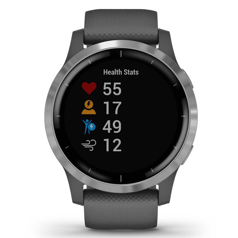 Купить Garmin 010-02174-02 Vivoactive 4 Часы Серый  Shadow Grey 7ft.ru в интернет магазине Семь Футов