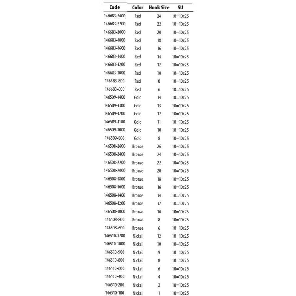 Купить Gamakatsu 146508-01600-00000-00 LS-1010 Зубчатый Крюк Черный Bronze 16  7ft.ru в интернет магазине Семь Футов