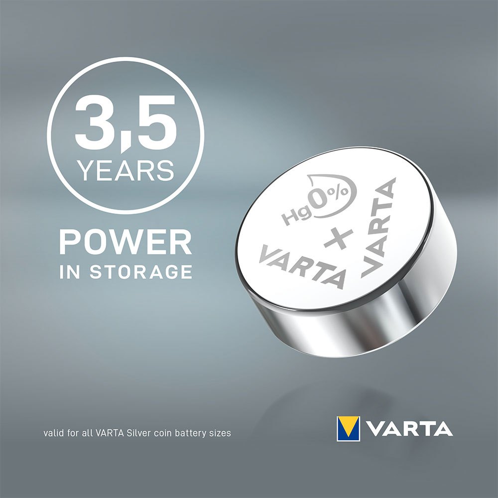 Купить Varta 0395101111 1 Chron V 395 Аккумуляторы Серебристый Silver 7ft.ru в интернет магазине Семь Футов