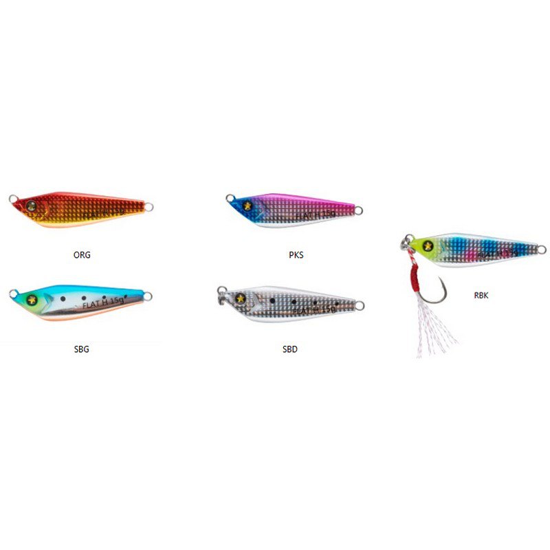 Купить Catch-it 35795 Flat H Jig 10g Многоцветный  SBG 7ft.ru в интернет магазине Семь Футов